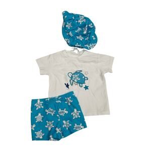 NWT Mayoral 4-6M Turtle Beach 3-Piece Set